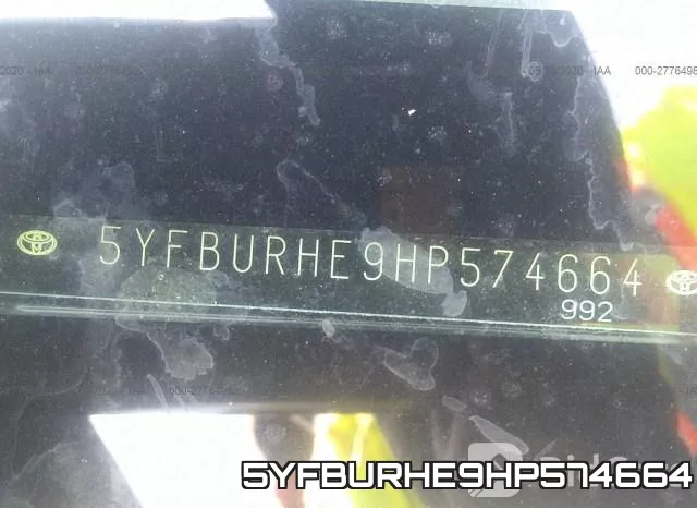5YFBURHE9HP574664 фото 10