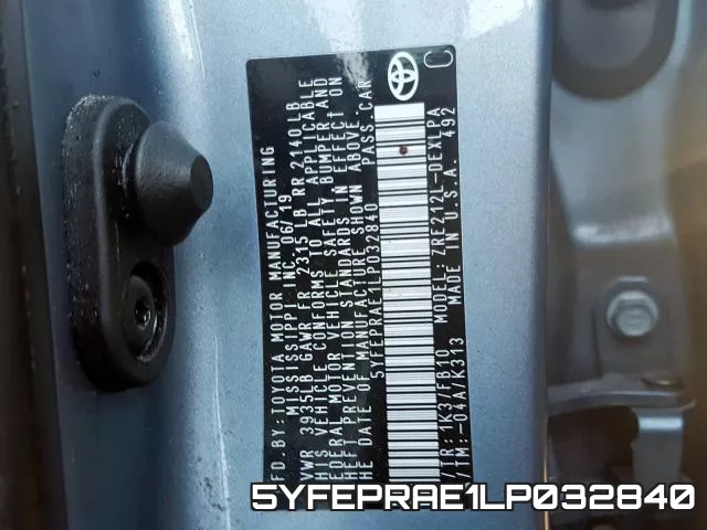 5YFEPRAE1LP032840 фото 2