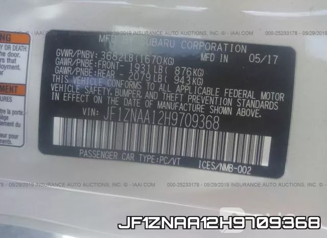JF1ZNAA12H9709368 фото 10