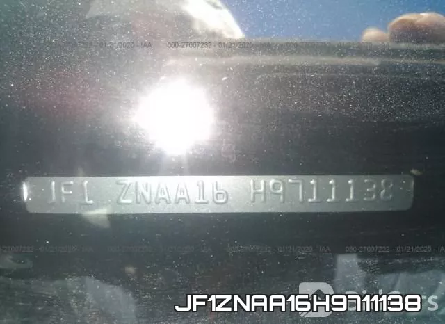 JF1ZNAA16H9711138 фото 10