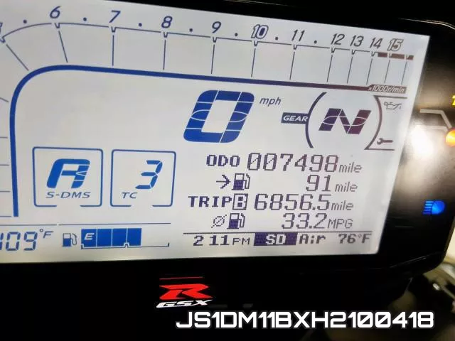 JS1DM11BXH2100418 фото 2
