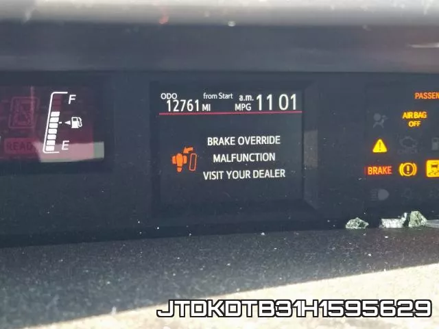 JTDKDTB31H1595629 фото 9