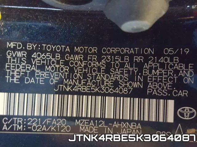 JTNK4RBE5K3064087 фото 2