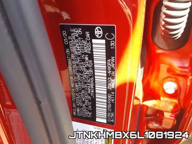 JTNKHMBX6L1081924 фото 2