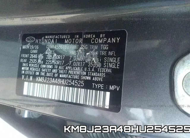 KM8J23A48HU254525 фото 9