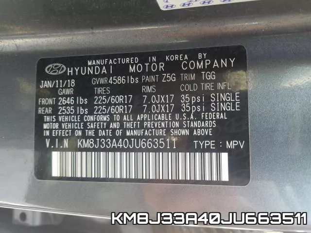 KM8J33A40JU663511 фото 2