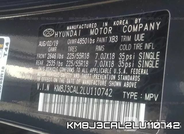 KM8J3CAL2LU110742 фото 10