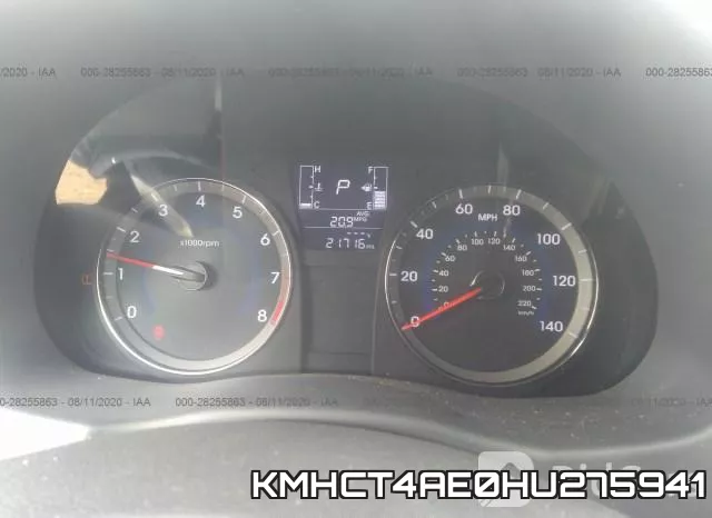 KMHCT4AE0HU275941 фото 8