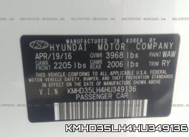 KMHD35LH4HU349136 фото 10