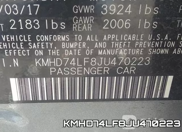 KMHD74LF8JU470223 фото 10