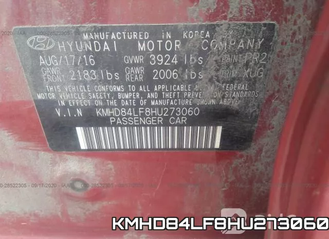 KMHD84LF8HU273060 фото 10