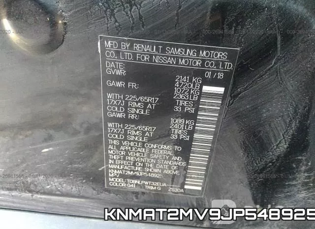 KNMAT2MV9JP548925 фото 10