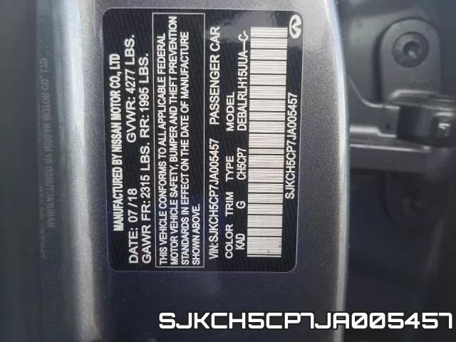 SJKCH5CP7JA005457 фото 2