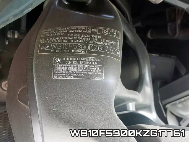 WB10F5300KZG17761 фото 2