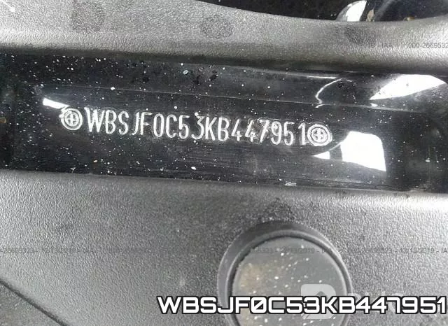 WBSJF0C53KB447951 фото 10