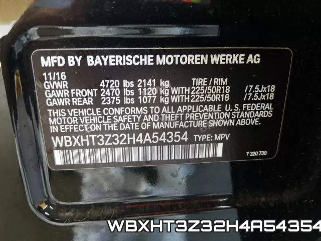 WBXHT3Z32H4A54354 фото 2