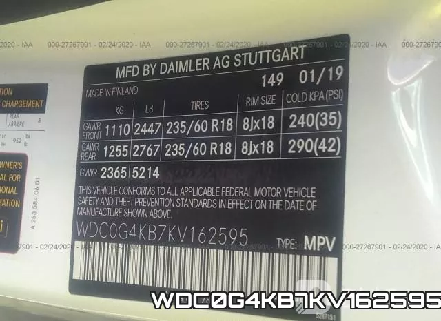 WDC0G4KB7KV162595 фото 10