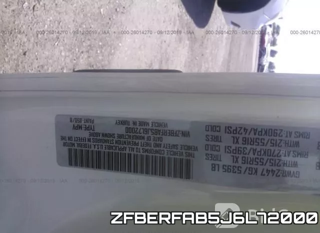 ZFBERFAB5J6L72000 фото 10