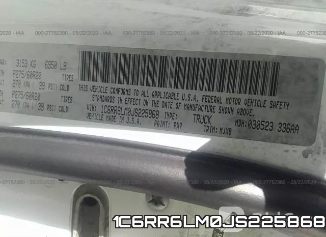 1C6RR6LM0JS225868 фото 10