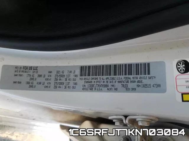 1C6SRFJT7KN703084 фото 2