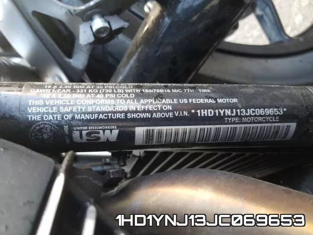 1HD1YNJ13JC069653 фото 2