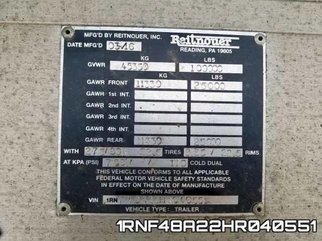 1RNF48A22HR040551 фото 2