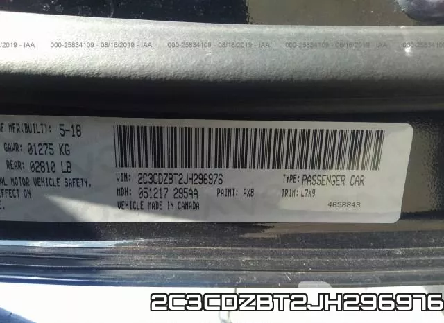 2C3CDZBT2JH296976 фото 10