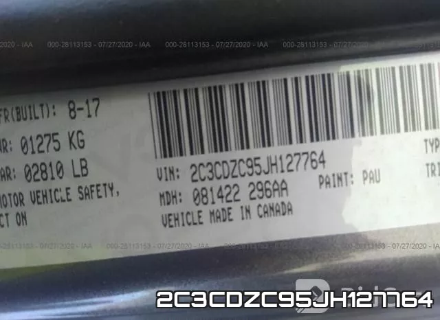 2C3CDZC95JH127764 фото 10