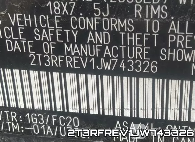 2T3RFREV1JW743326 фото 10
