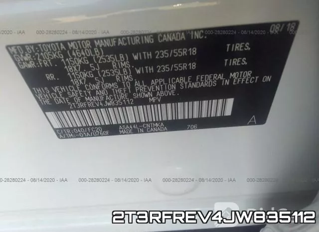 2T3RFREV4JW835112 фото 10