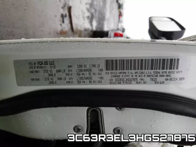 3C63R3EL3HG527875 фото 2