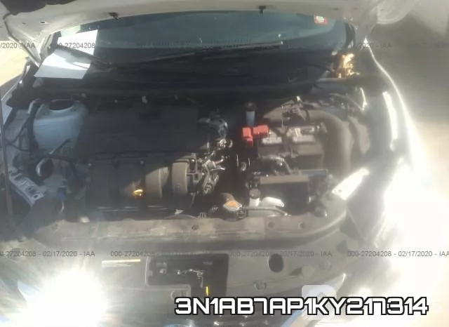 3N1AB7AP1KY217314 фото 2