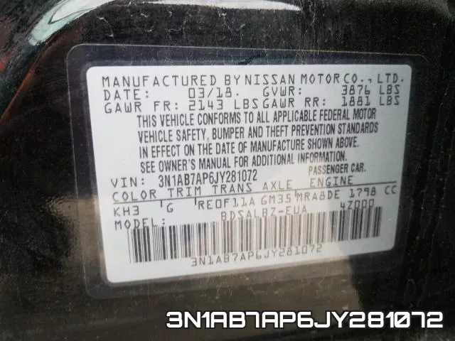 3N1AB7AP6JY281072 фото 2