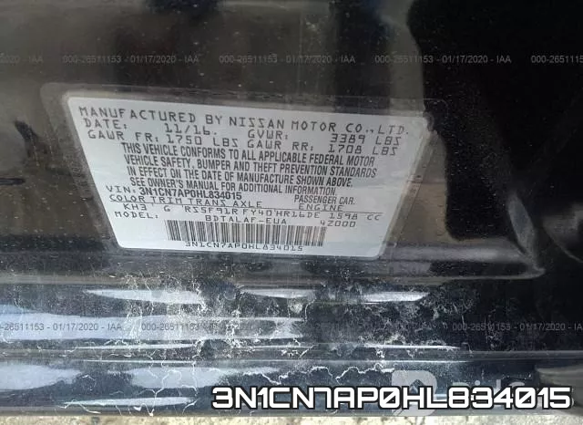 3N1CN7AP0HL834015 фото 10