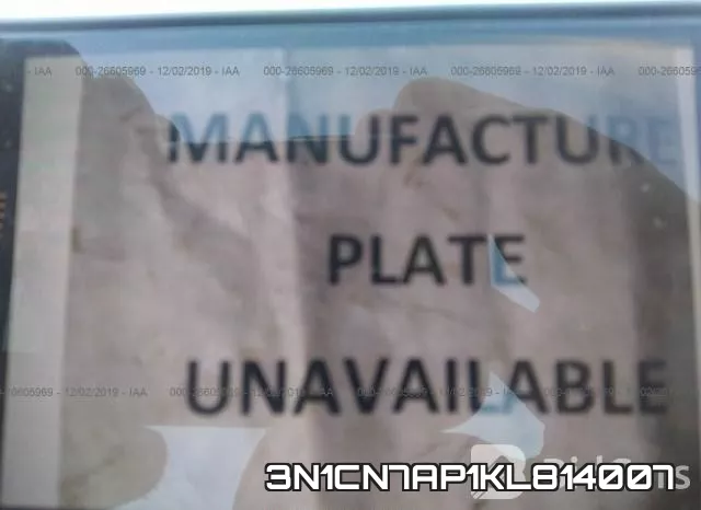 3N1CN7AP1KL814007 фото 10