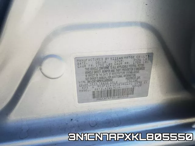 3N1CN7APXKL805550 фото 2