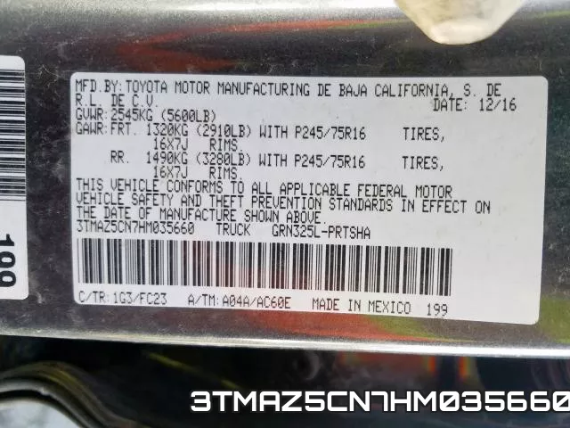 3TMAZ5CN7HM035660 фото 2