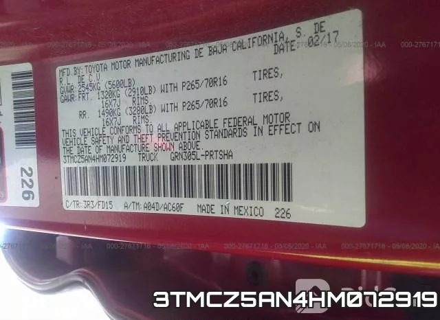 3TMCZ5AN4HM072919 фото 10