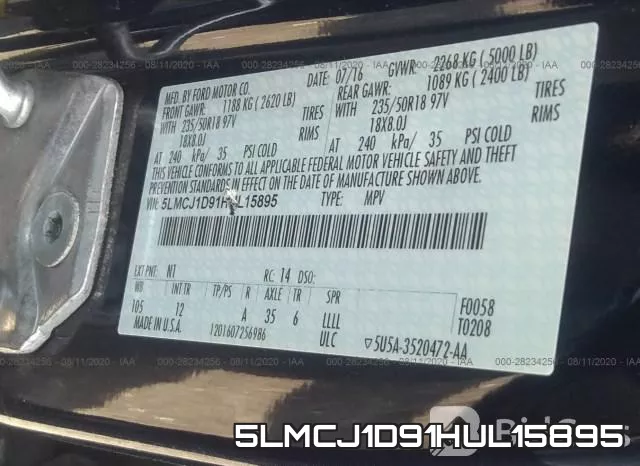 5LMCJ1D91HUL15895 фото 10