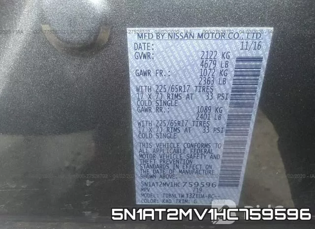 5N1AT2MV1HC759596 фото 10