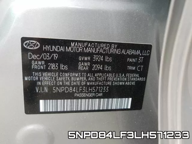 5NPD84LF3LH571233 фото 2