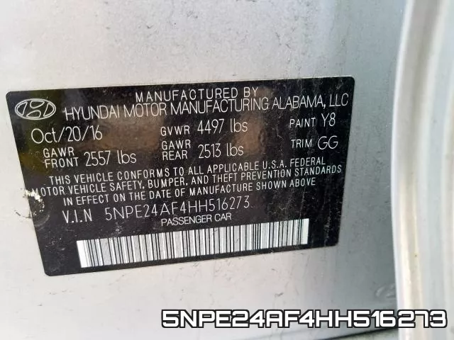 5NPE24AF4HH516273 фото 2