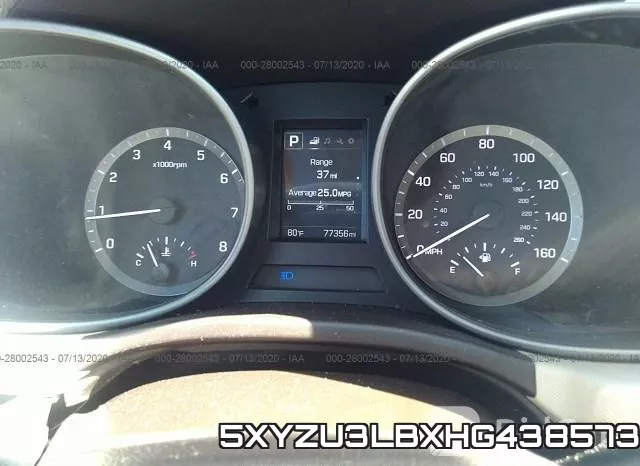 5XYZU3LBXHG438573 фото 8