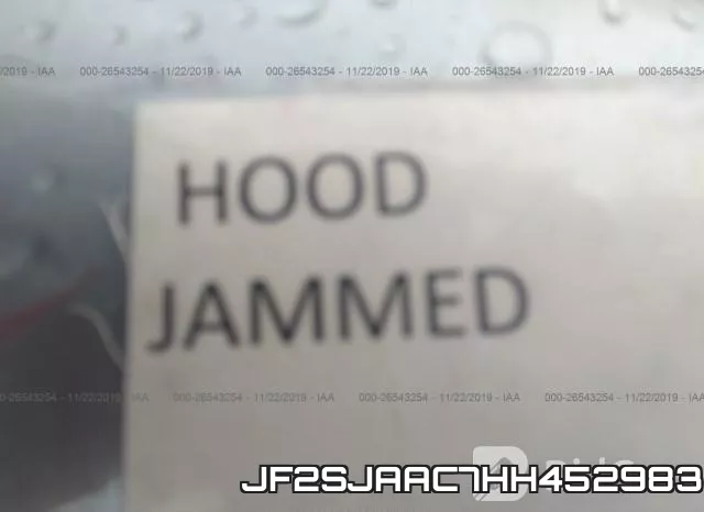 JF2SJAAC7HH452983 фото 2