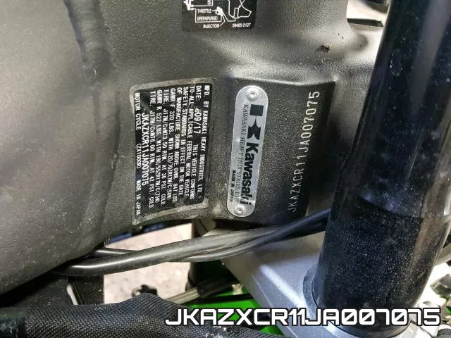 JKAZXCR11JA007075 фото 2