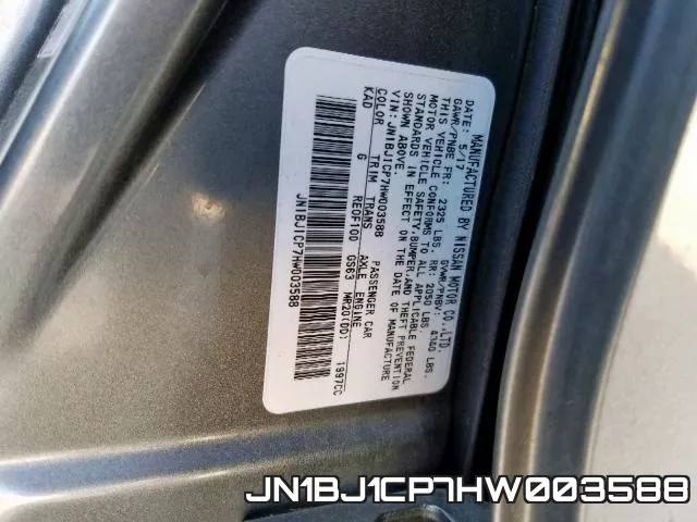 JN1BJ1CP7HW003588 фото 2