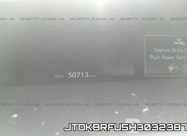 JTDKBRFU5H3032387 фото 8