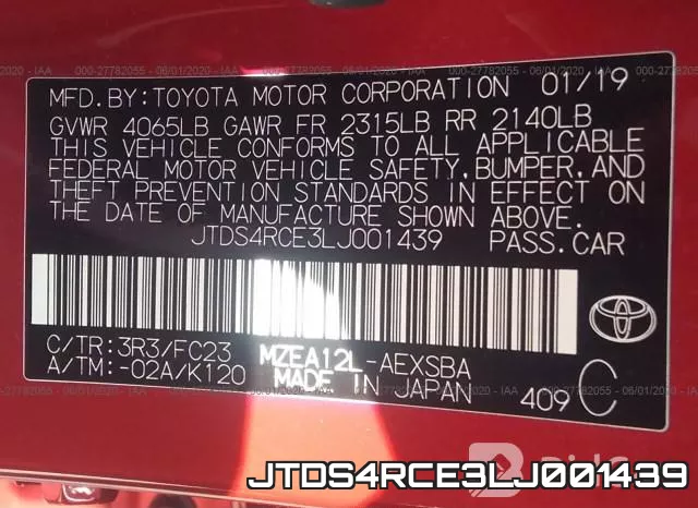 JTDS4RCE3LJ001439 фото 10