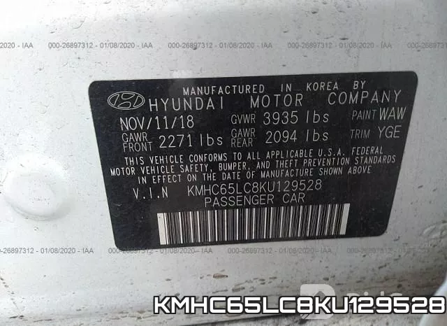 KMHC65LC8KU129528 фото 10