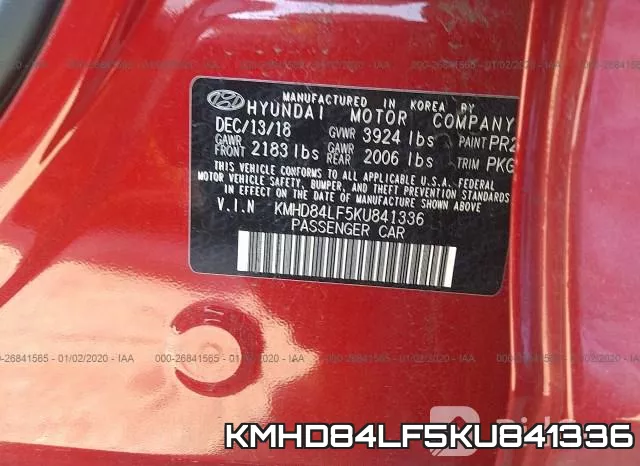 KMHD84LF5KU841336 фото 10